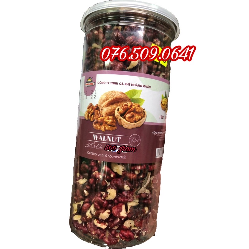 Óc chó đỏ hủ 500gram