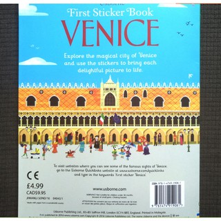 Dính dán - Usborne sticker book - Venice