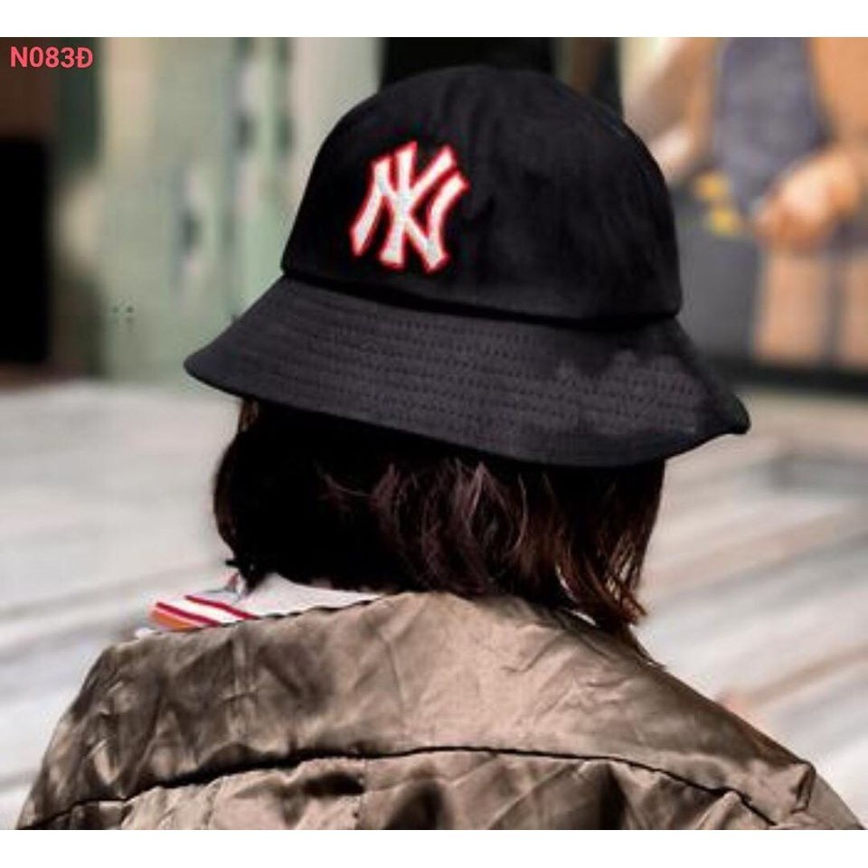 Mũ BUCKET cute 1 mặt hot trend, ⚡️ vVIDEO + ẢNH THẬT ⚡️ Nón bánh bèo vành nam nữ thêu đẹp mắt [Full  màu chọn]