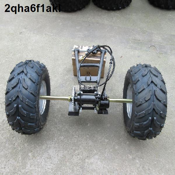 ✼❒◘Phụ kiện ATV Hệ thống treo trục sau xe mô tô hai bánh cải tiến ba 6 7 lốp 8 inch có phanh