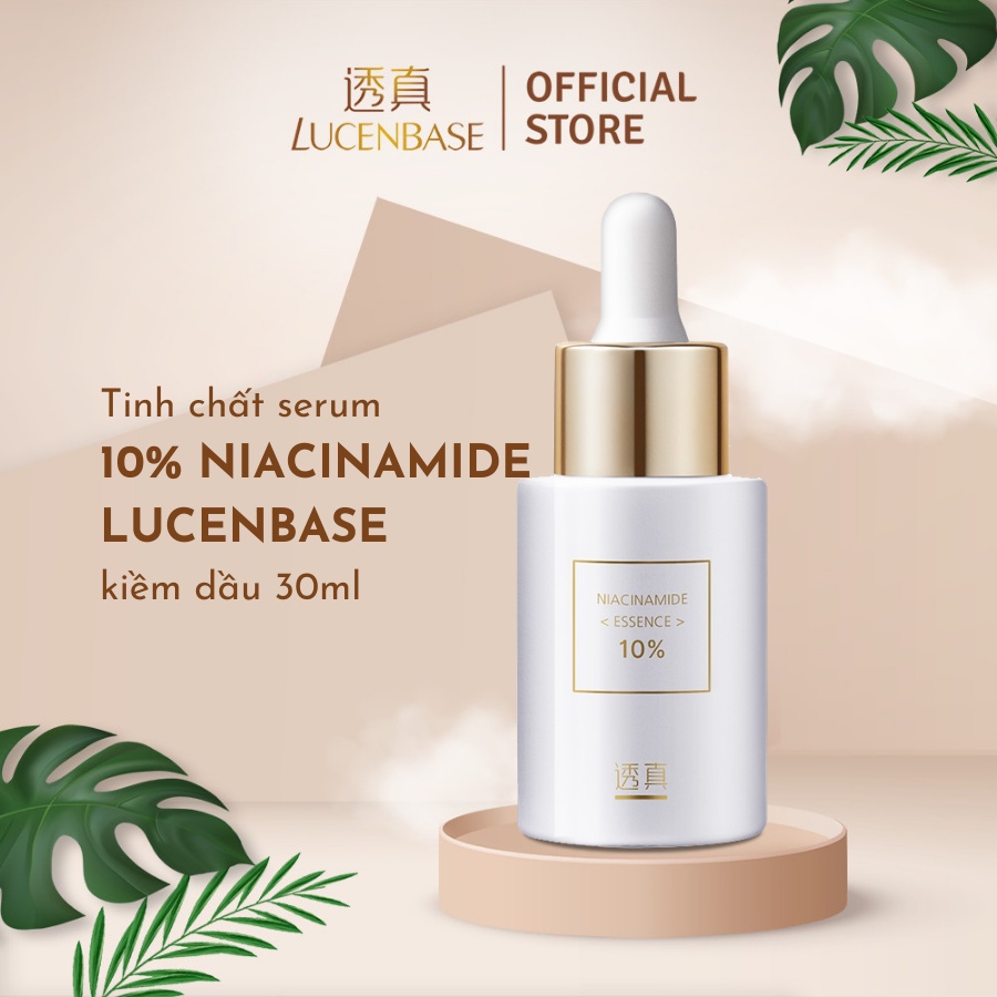 Tinh chất serum 10% niacinamide LUCENBASE kiềm dầu, giảm thâm, sáng da 30ml