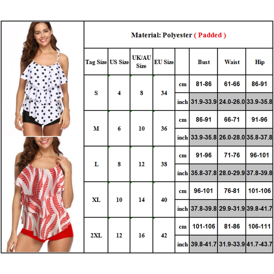 Bộ đồ bơi tankini thiết kế 2 dây phối bèo xếp tầng sang trọng xinh xắn dành cho nữ | BigBuy360 - bigbuy360.vn