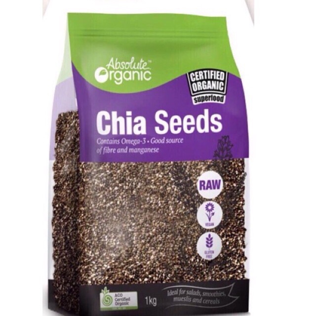 Hạt chia Úc organic chia seeds 1 kg