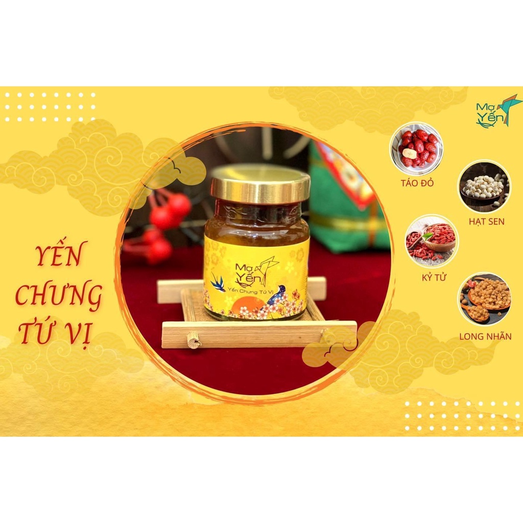 Yến Sào - Yến Chưng - Chưng Tứ Vị - Combo 10 Hũ