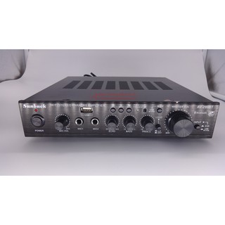 Ampli mini karaoke 220V Bluetooth Sunbuck 299BT