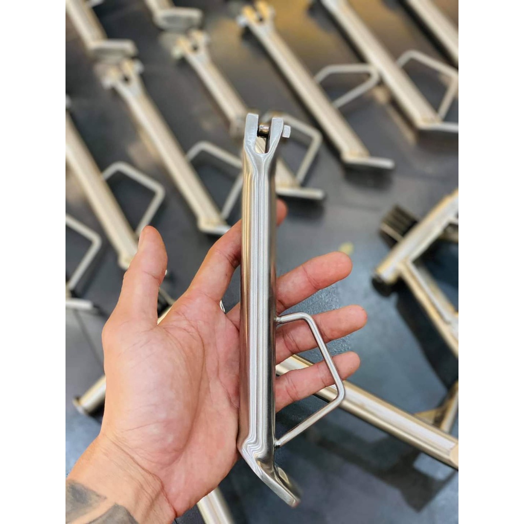 Chân chống nghiêng TBT tặng lò xo chống inox 304 dành cho ex135 ex150 winner vairo và các loại xe