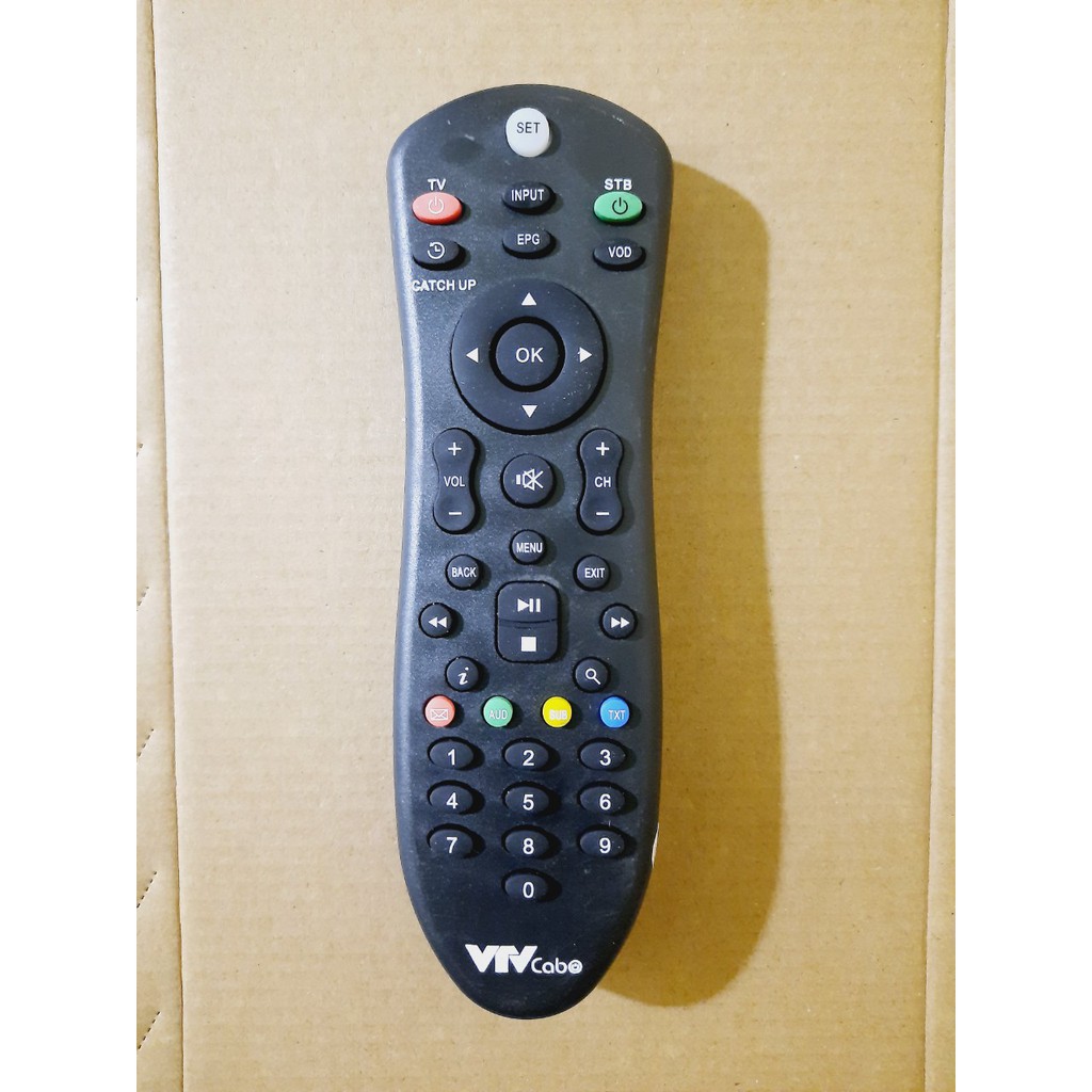 Remote điều khiển VTV CAB ''Đa Năng'' cho đầu kỹ thuật số TVBox- Hàng chính hãng Tặng kèm Pin