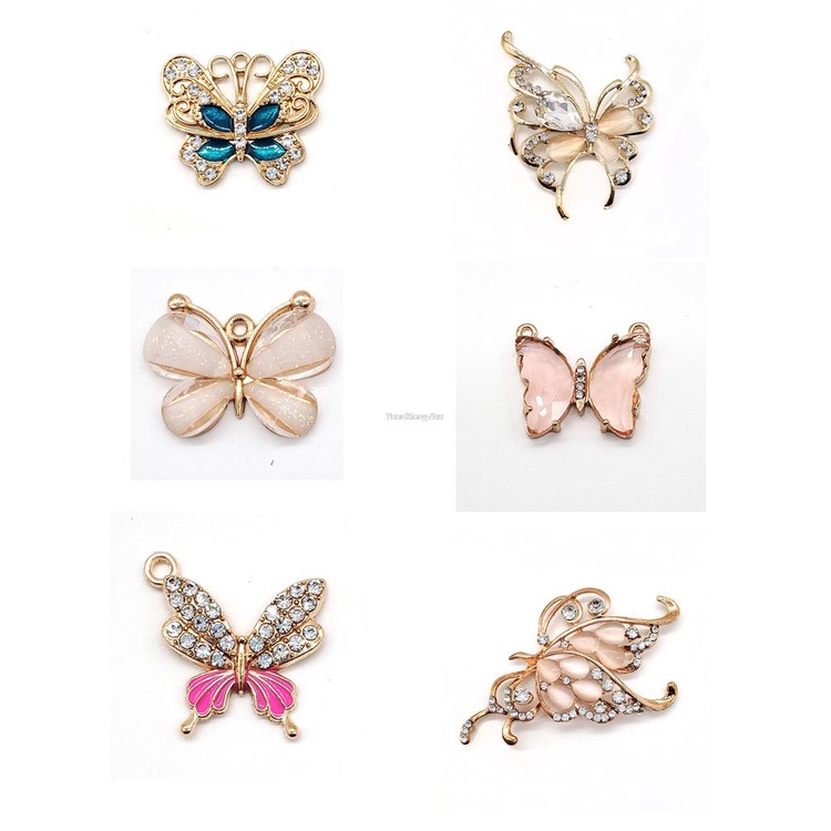 1 Phụ Kiện Trang Sức Thời Trang Bằng Kim Loại Hình Cá Ngựa Đính Đá Sáng Bóng