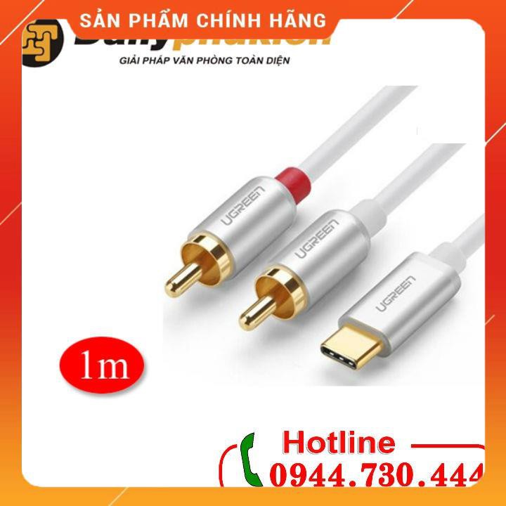 (Có sẵn) Cáp USB-c sang AV 1M Ugreen 30734