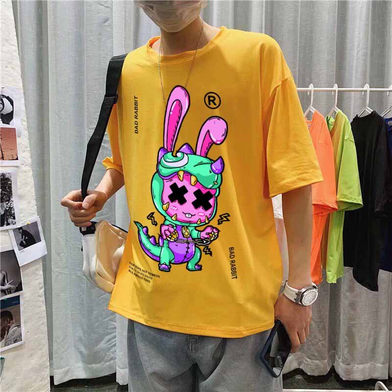 ❤️ GIÁ RẺ ❤️ áo thun nam nữ unisex tay lỡ in hình , kiểu áo phông dáng rộng cổ tròn chất cotton co giãn 4 chiều