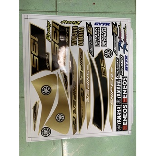 Tem exciter 135 đen vàng gold