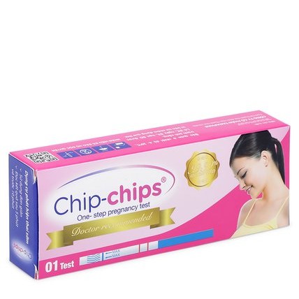 Que thử thai Chip-Chips (Hộp/1 Que)