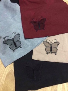 Sét váy len cánh bướm
