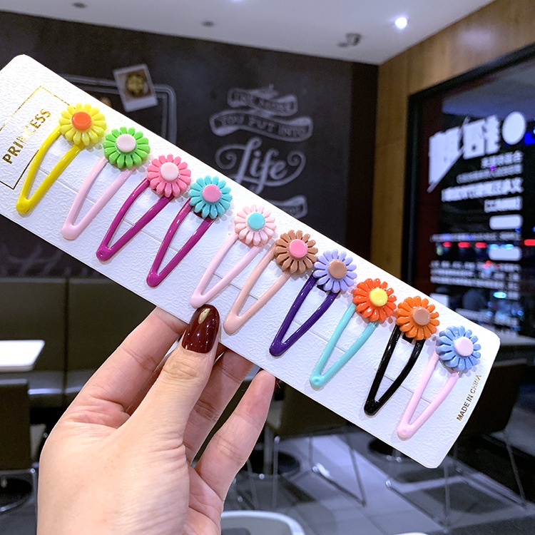 Set 10 Kẹp Tóc Xinh Xắn Cho Bé Gái