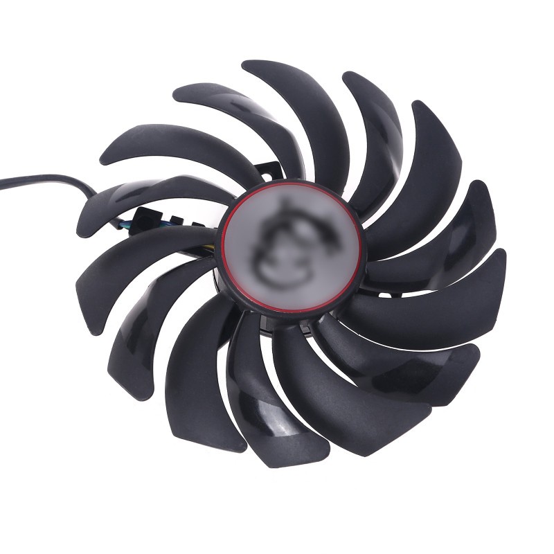 Bộ 2 Quạt Tản Nhiệt Chơi Game Pld10010S12Hh 4pin Cho Msi Radeon R9 Rx470 480 570 580 Gtx1080Ti 1080 1070 1060