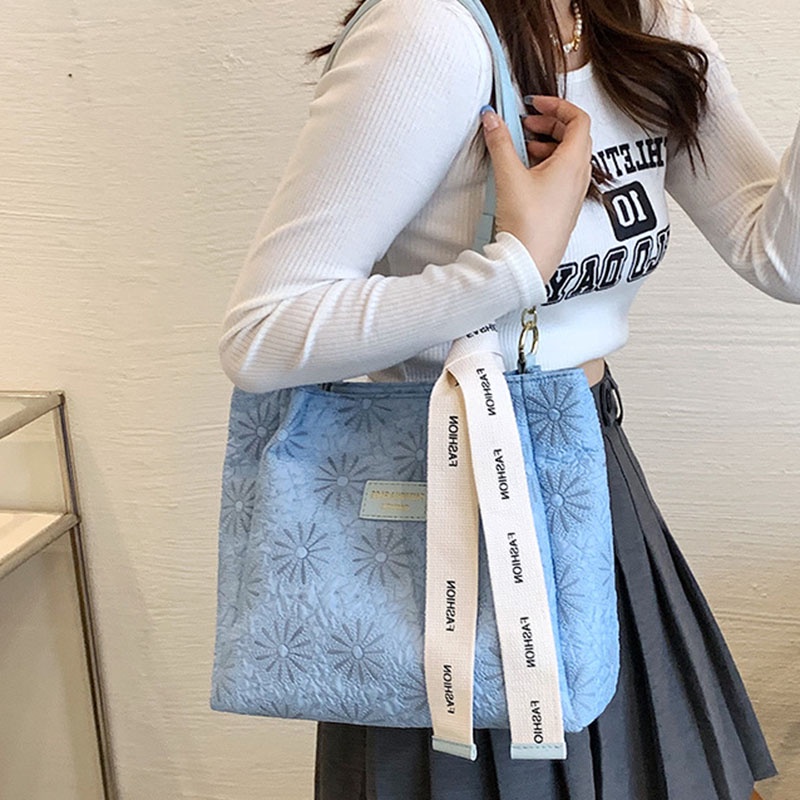 Túi Đeo Vai Sức Chứa Lớn Phong Cách Phương Tây Thời Trang Cho Nữ