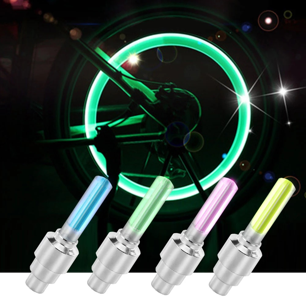 Set 2 Đèn Led Gắn Van Xe Đạp Độc Đáo Cá Tính