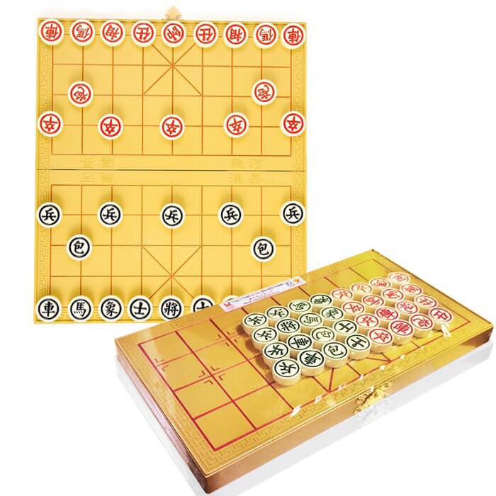 Bàn Cờ Tướng cao cấp Liên Hiệp Thành Lớn 40cm x 36cm.  Quân Cờ 3cm - Ảnh Thật