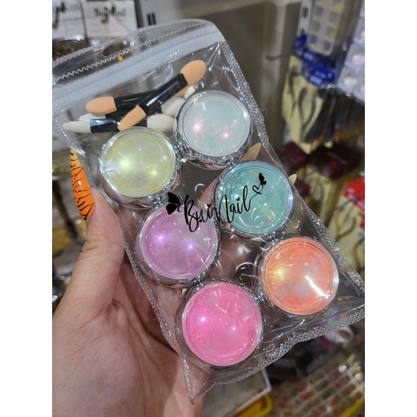 SET 6 HỦ TRÁNG GƯƠNG ÁNH MÀU