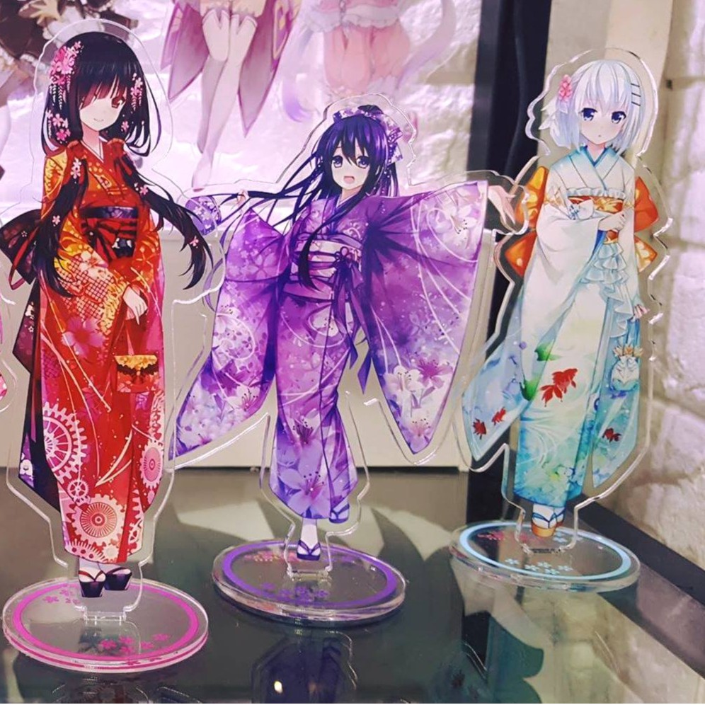 Mô Hình Standee acrylic anime hình Date A Live Yukata