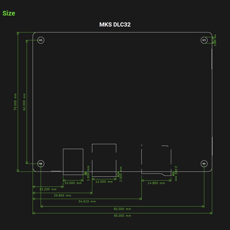 Mks Bảng Mạch Điều Khiển 32Bit esp32 wifi grbl tft dlc32 v2.0