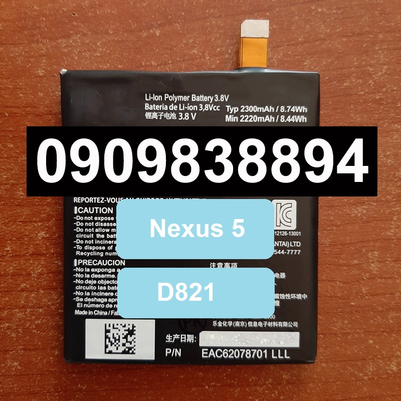 Pin LG Nexus 5 D821 BL-T9 D820