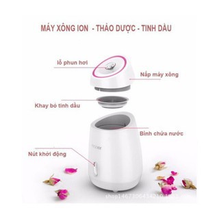 Máy xông da mặt hoa quả tươi tự động 2 in 1 MAOER - Máy xông hơi mặt thảo dược chất lượng