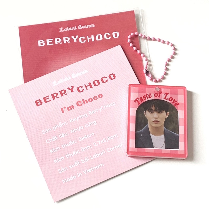 MÓC KHOÁ THAY ẢNH BERRYCHOCO 💗🖤