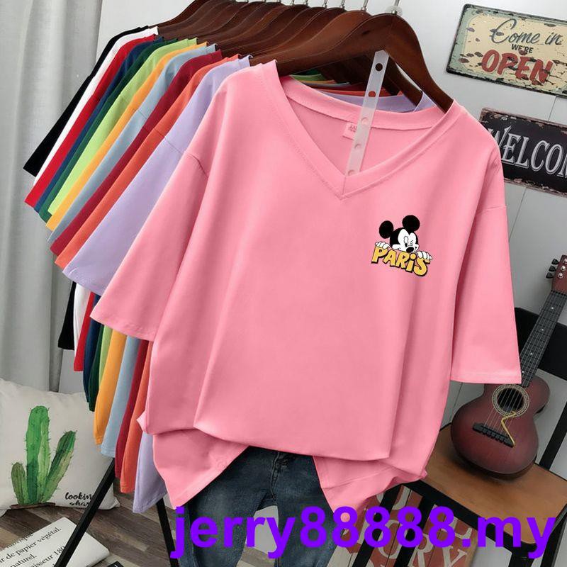 Plus Áo Thun Cotton Dáng Rộng Ngắn Tay Thời Trang Nữ 200kg -0316 | BigBuy360 - bigbuy360.vn