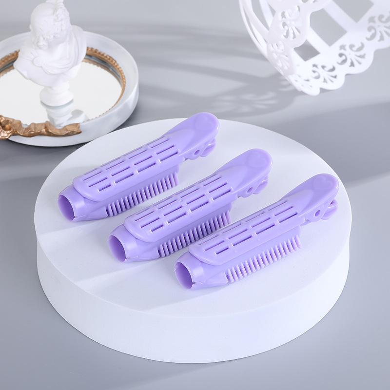 Kẹp uốn xoăn tóc bằng nhựa chuyên nghiệp cho nữ