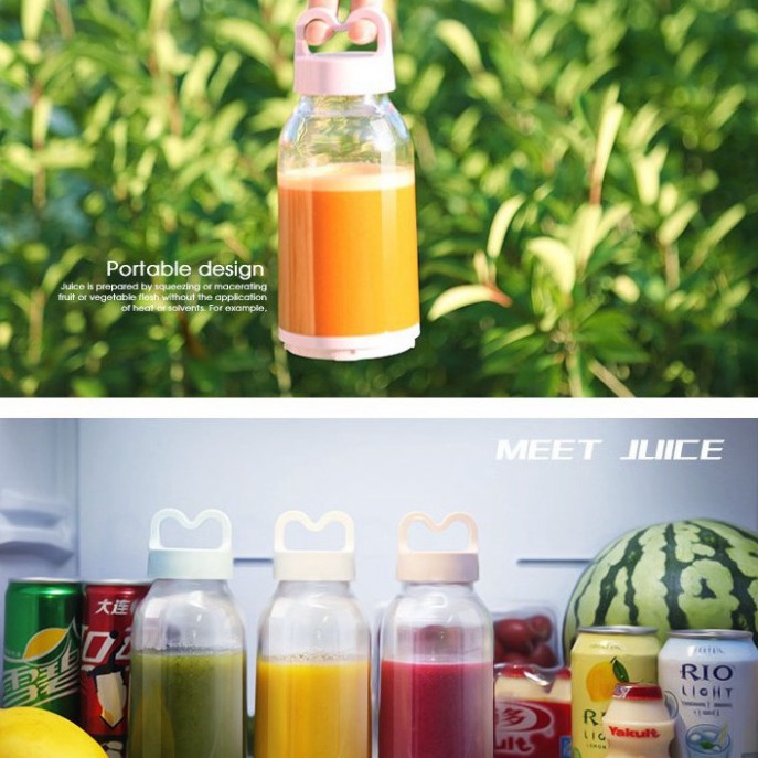 [Bán chạy] Máy xay sinh tố, hoa quả cầm tay mini Meet Juice - Siêu đẹp - Siêu tiện