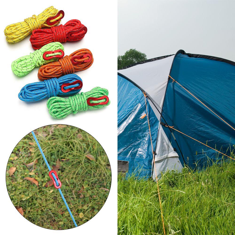 MUVAKO Dây Thừng Phản Quang Nhiều Màu Sắc 4mm 13ft Đa Dụng Cho Hoạt Động Ngoài Trời