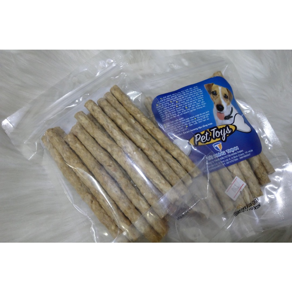 Xương gặm sạch răng da bò 861