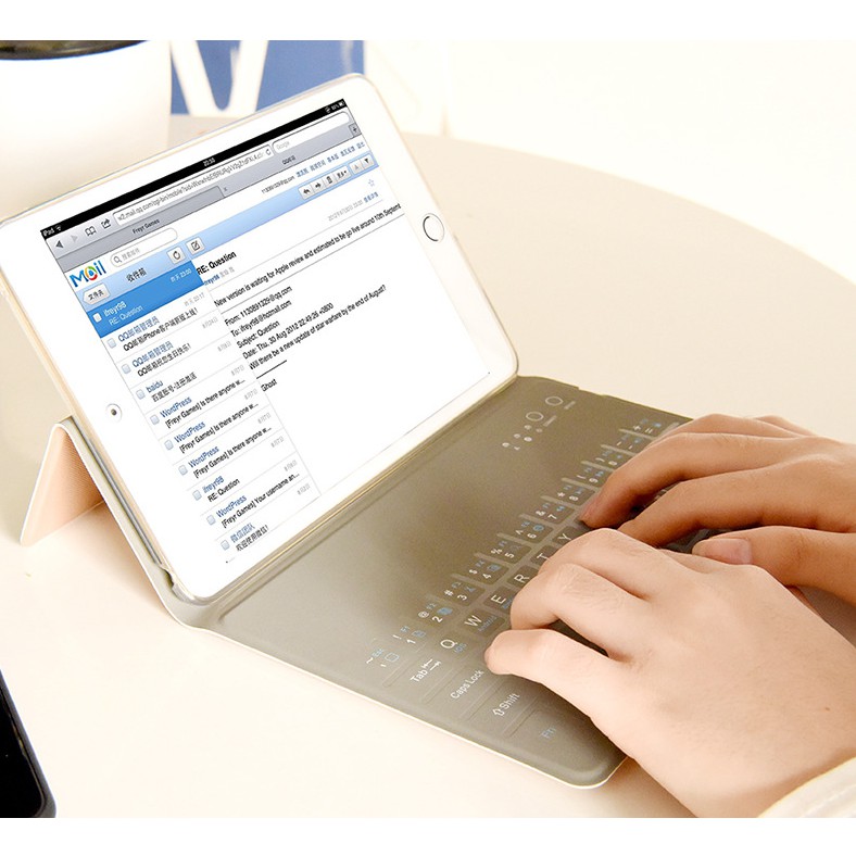 Bao da bàn phím Bluetooth cho ipad siêu mỏng thời trang | BigBuy360 - bigbuy360.vn