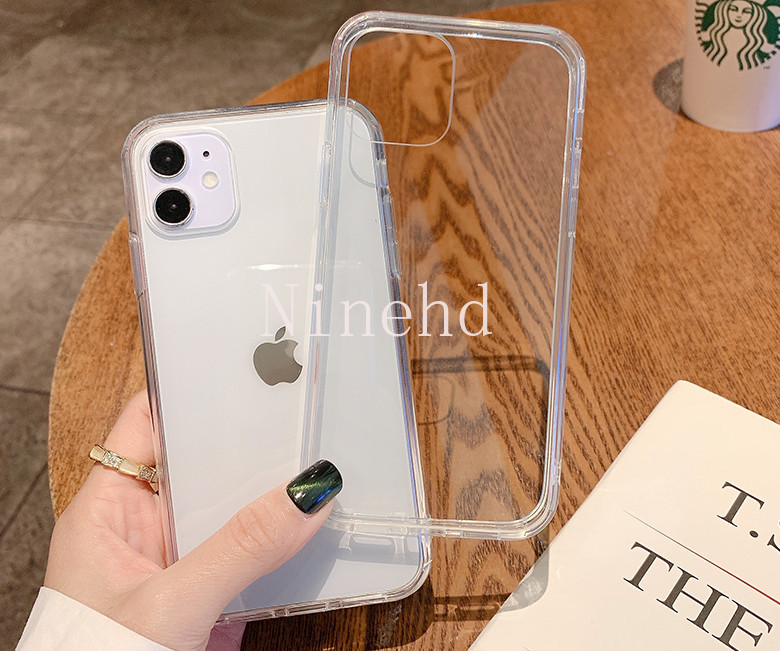 Ốp Điện Thoại Acrylic Cứng Trong Suốt Không Ố Vàng Cho Huawei P40 P30 P20 Pro Mate 40 30 20 Pro Y6 Y7 2019 Y6p 2020 Y7a Y6 Pro 2019