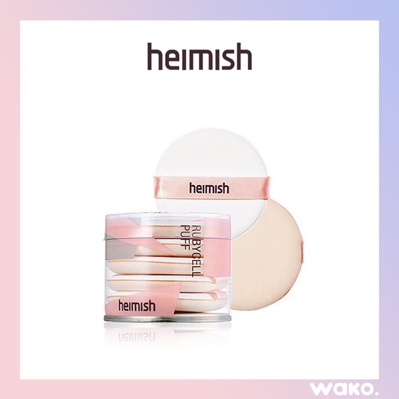 Bông tán kem Heimish ARTLESS RUBYCELL PUFF 5 miếng/1 túi