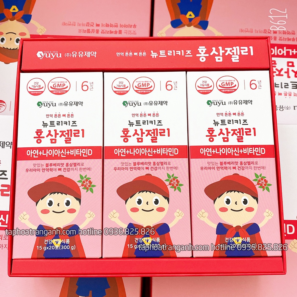 Thạch Hồng Sâm YUYU Premium cho bé