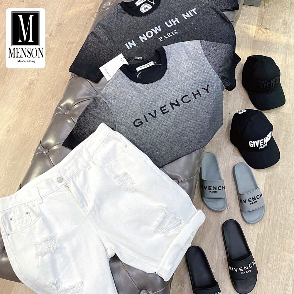 Áo Phông Nam Đính Đá Hàng Hệu Cao Cấp Cổ Tròn ngắn tay - Áo Thun Nam 100% Cotton Chất Mát Mùa Hè MENSON M1151 | BigBuy360 - bigbuy360.vn