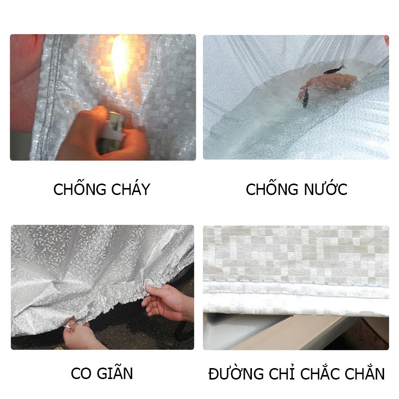 Bạt phủ ô tô cao cấp giá rẻ chống nắng mưa bụi bẩn cho ô tô