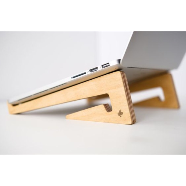 [Mã S09150920K giảm 20K đơn 0Đ] Giá gỗ tản nhiệt đỡ laptop nhỏ gọn tiện dụng