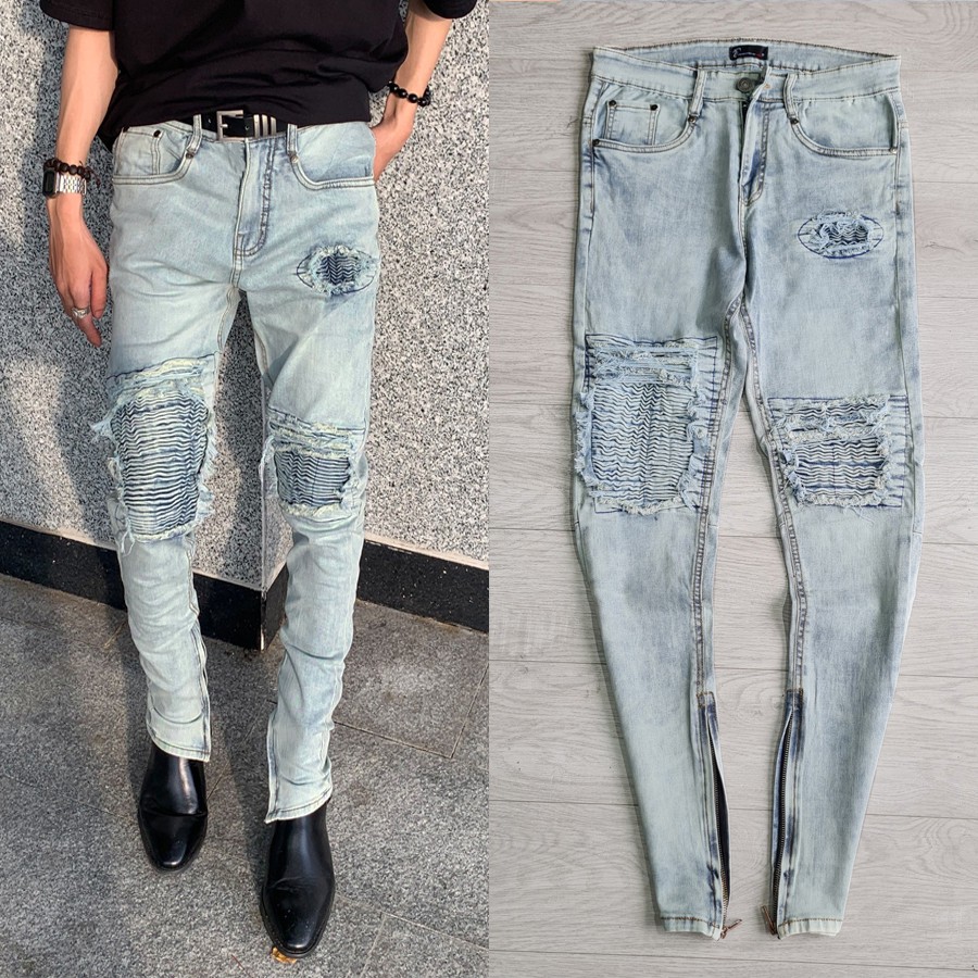 Quần Jean Nam Zipper Phối Kiểu ( QJ20 )