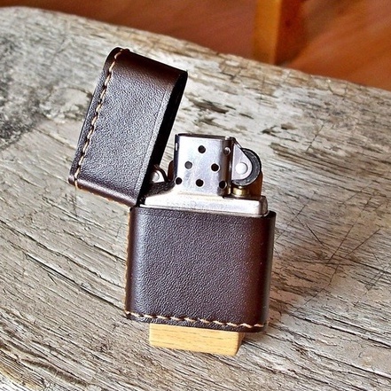 Bao Da Zippo Bao da Bật Lửa Zippo Da Thật Handmade Libira Leather – Đồ Da Thủ Công Làm Theo Yêu Cầu (không gồm bật lửa)