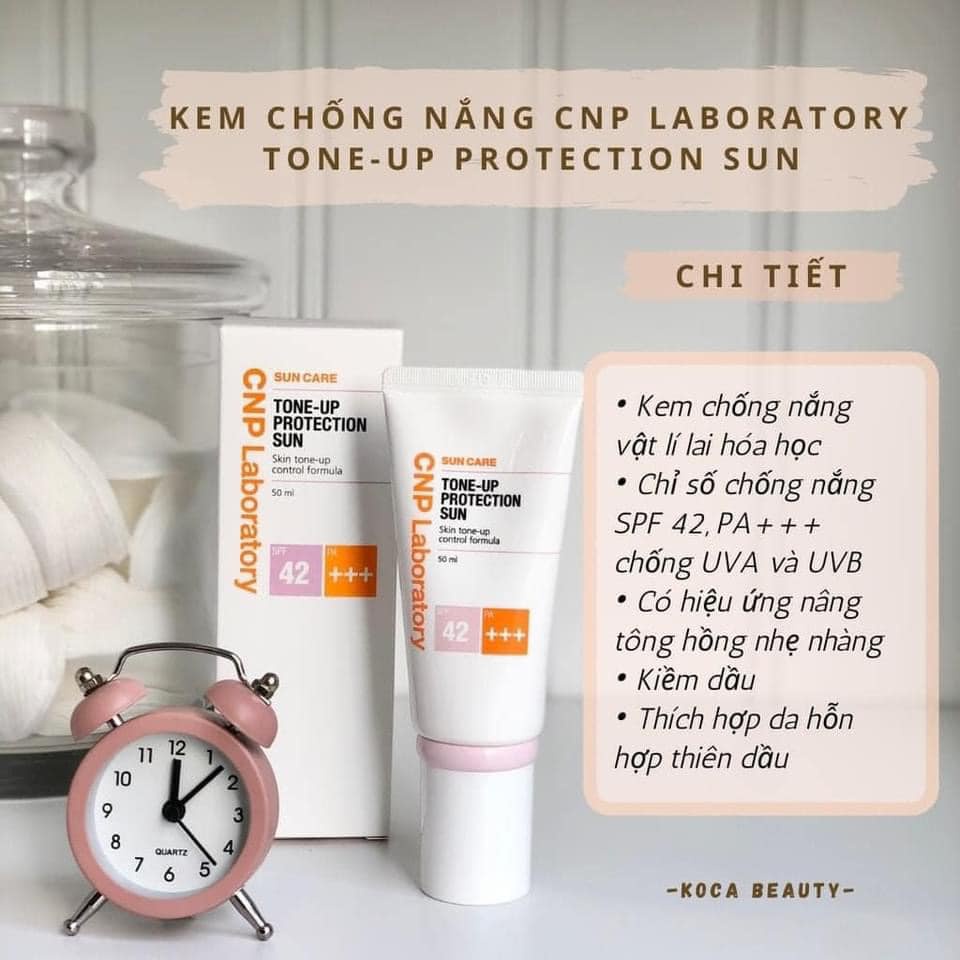 Kem chống nắng CNP Laboratory Tone UP