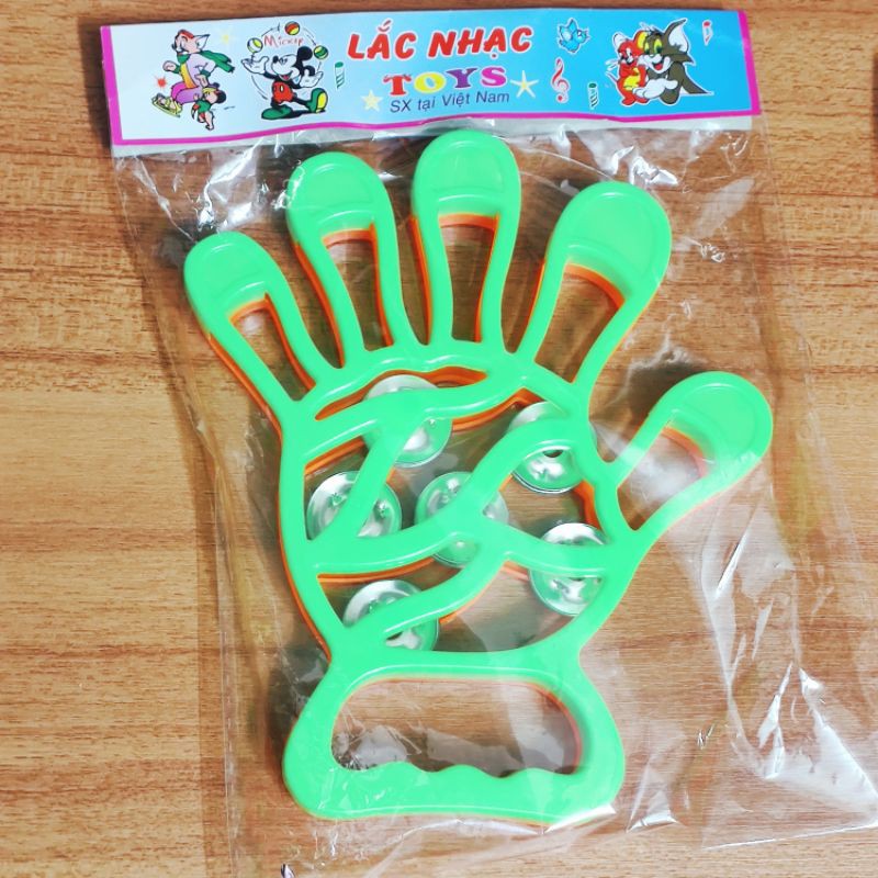 Lắc tay (Lục lạc) hình bàn tay - Sản xuất tại Việt Nam🇻🇳