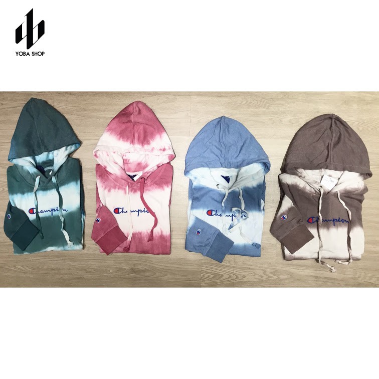 ÁO HOODIE HỒNG XANH NÂU LOANG MÀU NỈ MỎNG (HÌNH THẬT) SALE 50K