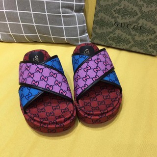 Dép thời trang cho nữ đế dày quai chéo Gucci GC cao cấp nhiều màu