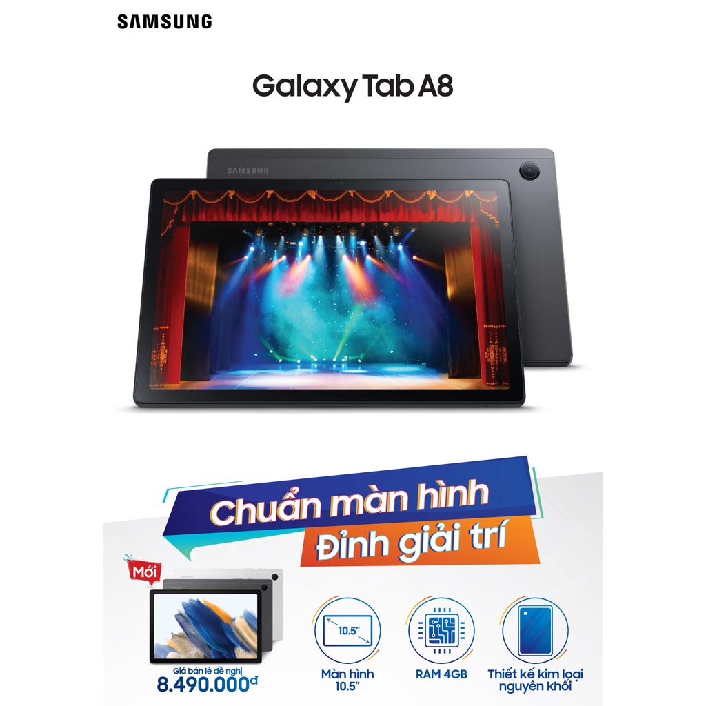 Máy tính bảng Samsung Galaxy Tab A8 2022 SM-X205 - Hàng Chính Hãng