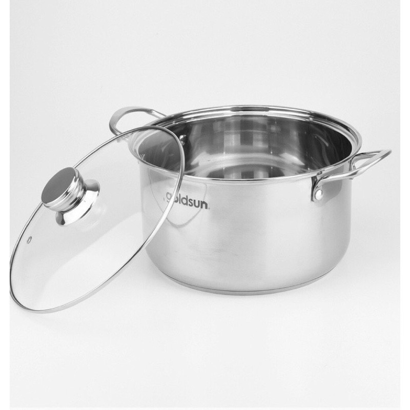 Nồi luộc gà Goldsun 30cm GH26-1302SG 3 đáy - Chính hãng