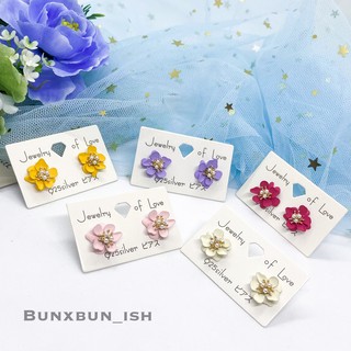 Khuyên Tai Hình Bông Hoa Nhiều Màu Sắc Dễ Thương | morning glory earrings