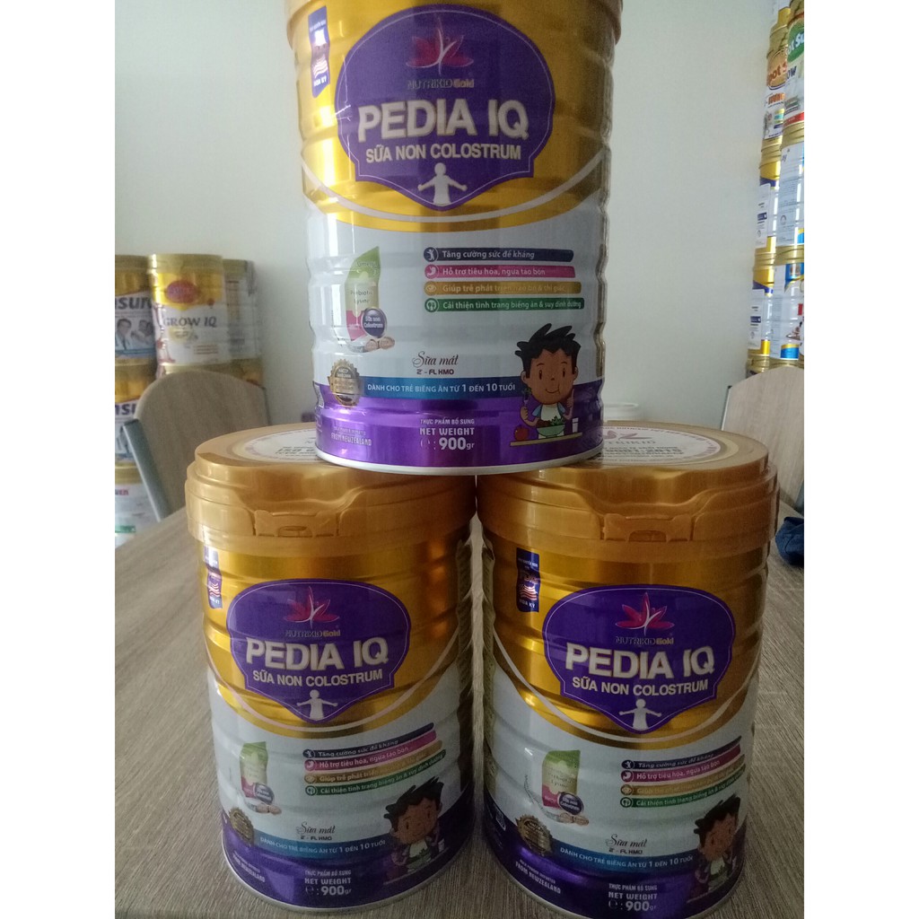 Sữa mát dành cho trẻ biếng ăn từ 1-10 tuổi - Nutrikidgold Pedia IQ 900g